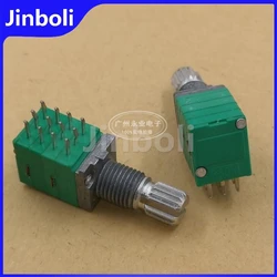 2PCS RK097 Type 4 Link 4 Channel Rotary Potentiometer 12Pins B50K B503 Amplifier Volume Audio Adjustment Potentiometer