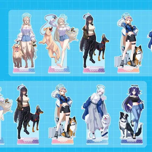 Blue Archive Anime Figure Ushio Noa Cosplay Cute Double-layer Acrylic Stand Model Decor Plate Desktop Ornament Gift Girl