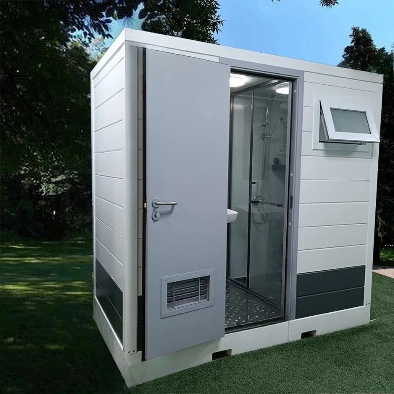 Portable Outside Bathroom Toilet and Shower Room Unit Off-site Constructed Restroom