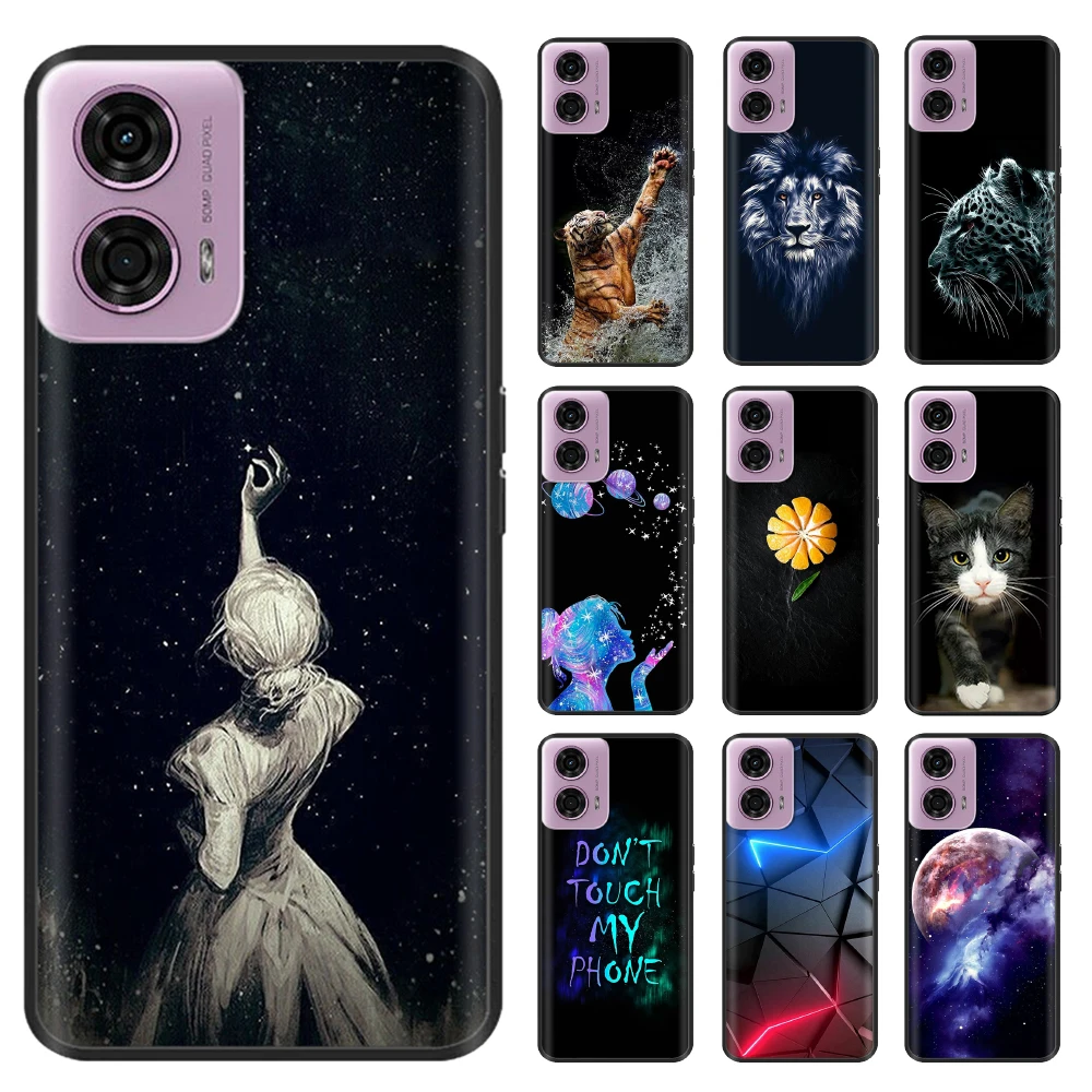 For Motorola Moto G24 Case Stylish Painted Cover Soft Silicone Phone Case Fundas For Moto G24 Power G04 G34 MotoG24 Back Cover