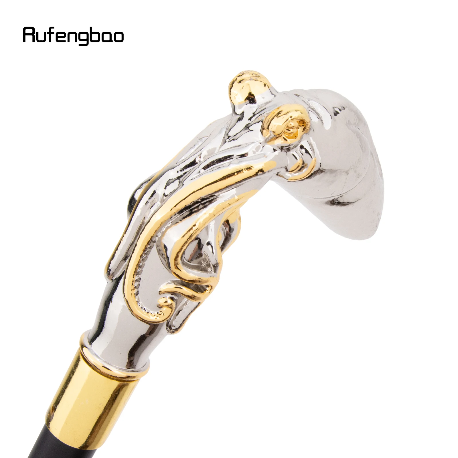 الذهبي الأبيض الأخطبوط الأسماك الحبار عصا للمشي موضة ديكور عصا للمشي شهم أداء أنيق مرحلة قصب 93 سنتيمتر