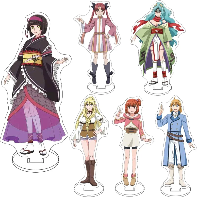Soporte acrílico de 16 cm con diseño de anime, inspirado en Tsukimichi: Moonlit Fantasy, de Makoto Mizukami. ‌ Tomoe Mio ‌ Emma ‌ Adornos de figuras de Cosplay, regalos de Halloween
