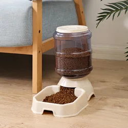Pet Smart Feeder Waterer Cat Food Bowl Kitten Water Automatic Dispenser  Bowl Animal Supplies