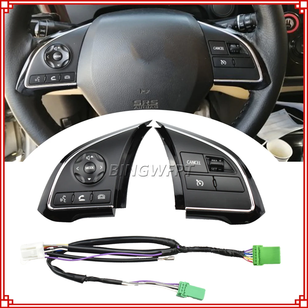 Multifunction Car Steering Wheel Audio Control buttons volume button Switch For Mitsubishi outlander 2016-2019 Trito 2015-2017