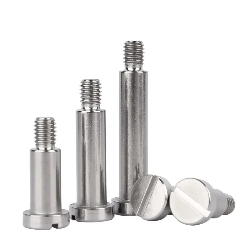 304 Stainless Steel Slotted One-word Slot Positioning Shoulder Step Screw Plug Limit Screw Bearing Bolt M2 M2.5 M3 M4 M5 M6