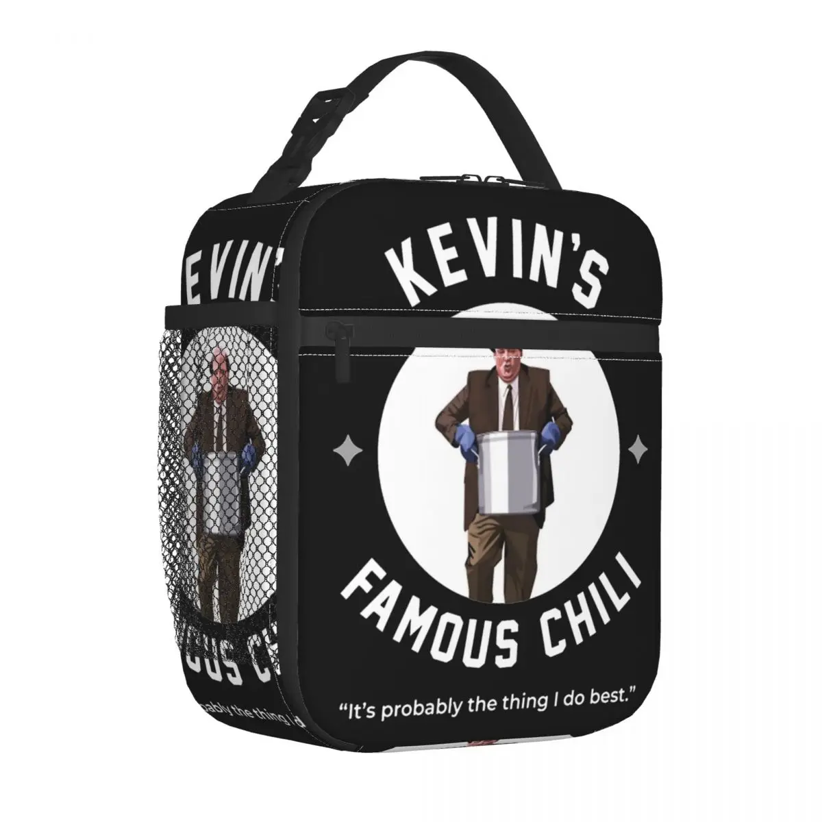 Kevins Famous Chili The Office Tv Show Insulated Lunch Bags High Capacity Lunch Container Thermal Bag Tote Lunch Box Bento Pouch