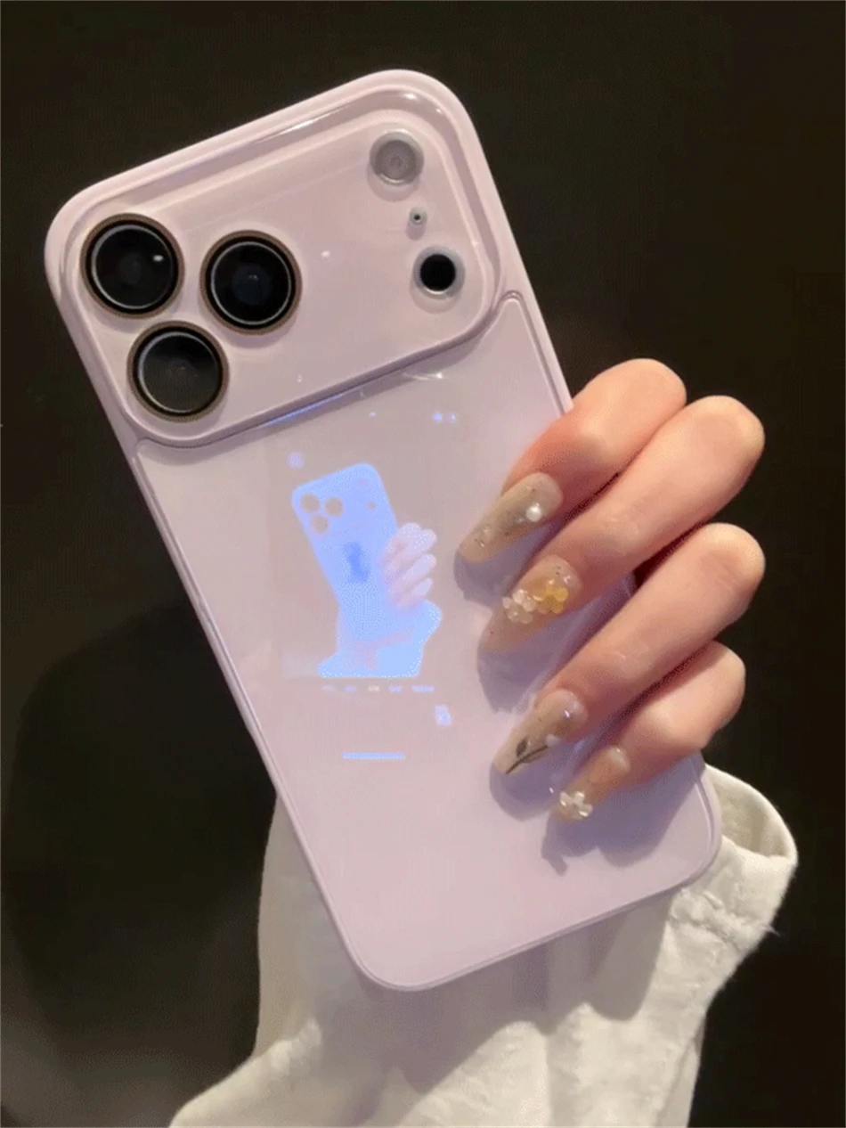 Luxuriöse Kamera-Schutzhülle aus gehärtetem Glas in Bonbonfarben für iPhone 15 16 17 18 Pro Max, stoßfest, weicher Rahmen, glatte harte Abdeckung – Detail 21