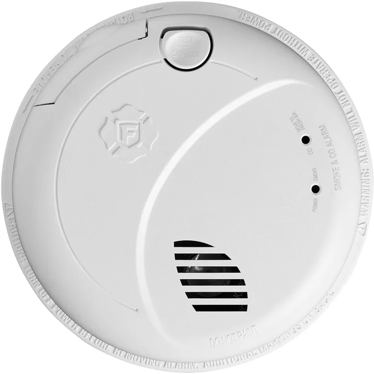 Interconnect Hardwire Combination Smoke & Carbon Monoxide Alarm with Battery Backup and Voice & Location Alerts, 3-Pack