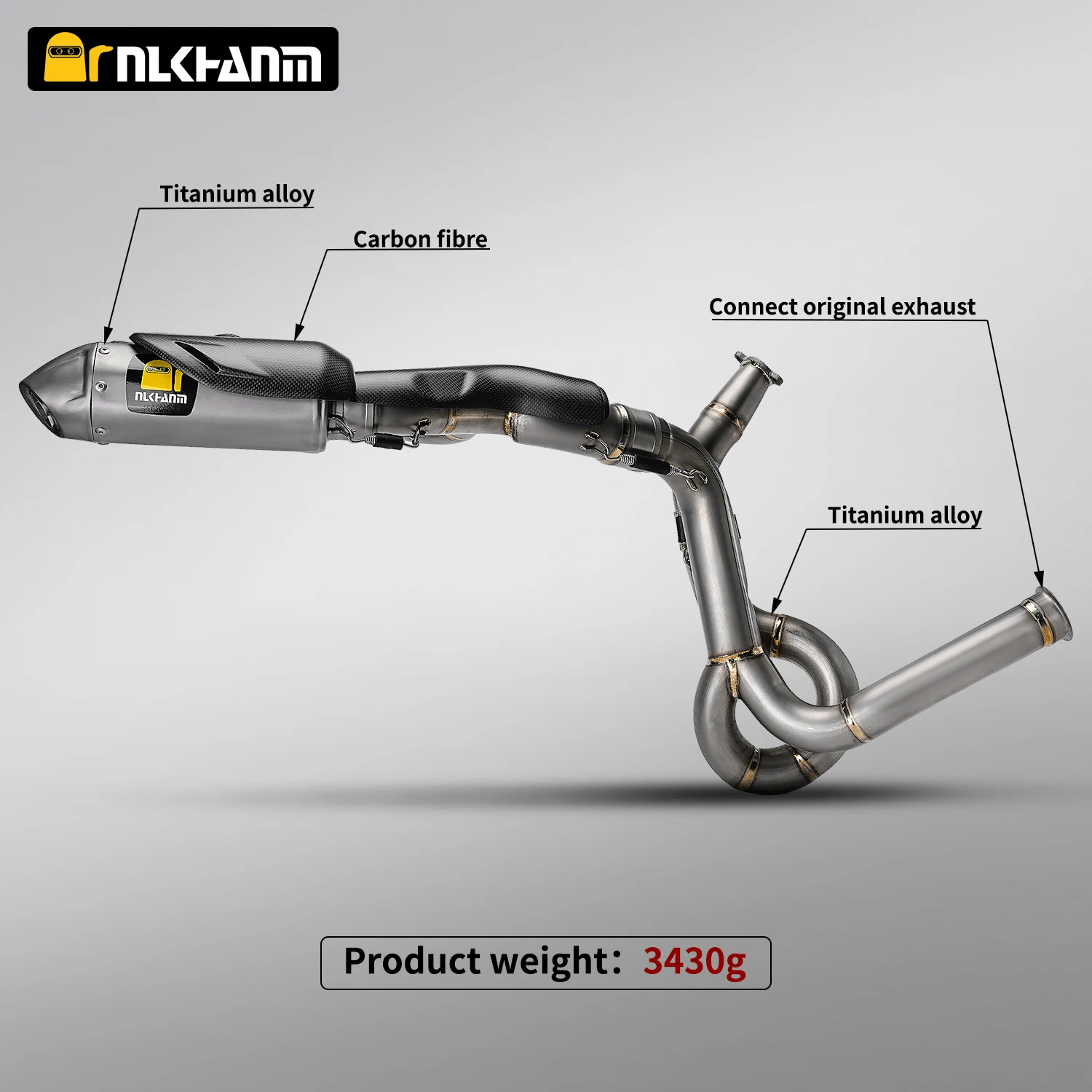 For V2 V2S motorcycle Ti. Exhaust system modification with dual muffler for panigale V2 V2S StreetFighter V2 V2S 2025-