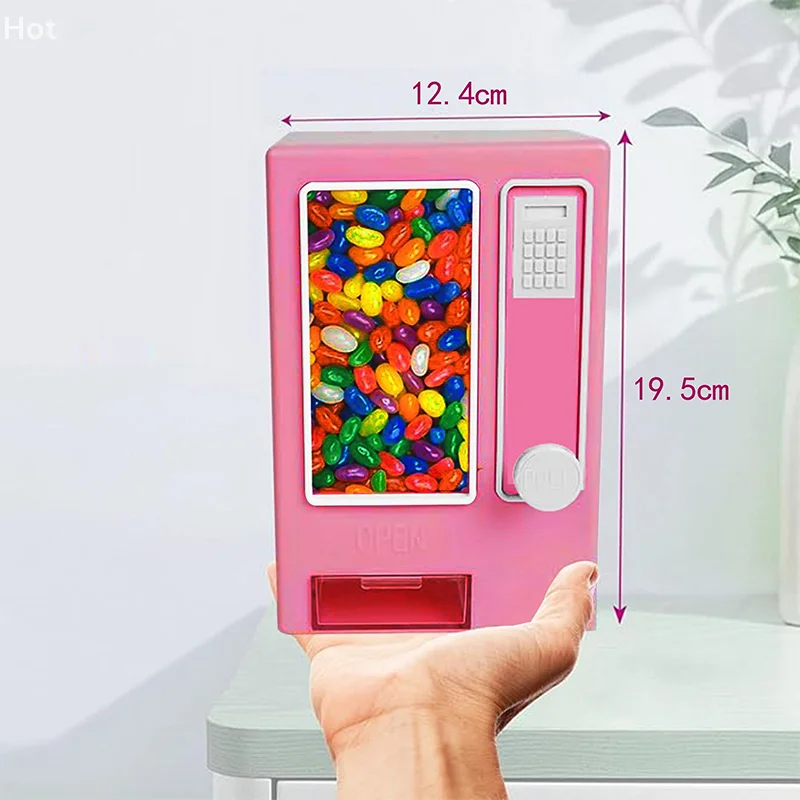 Candy Dispenser Cute Vending Machine For Desktop Manual Candy Machine Dispense Mini Candies Birthday&Christmas Gift