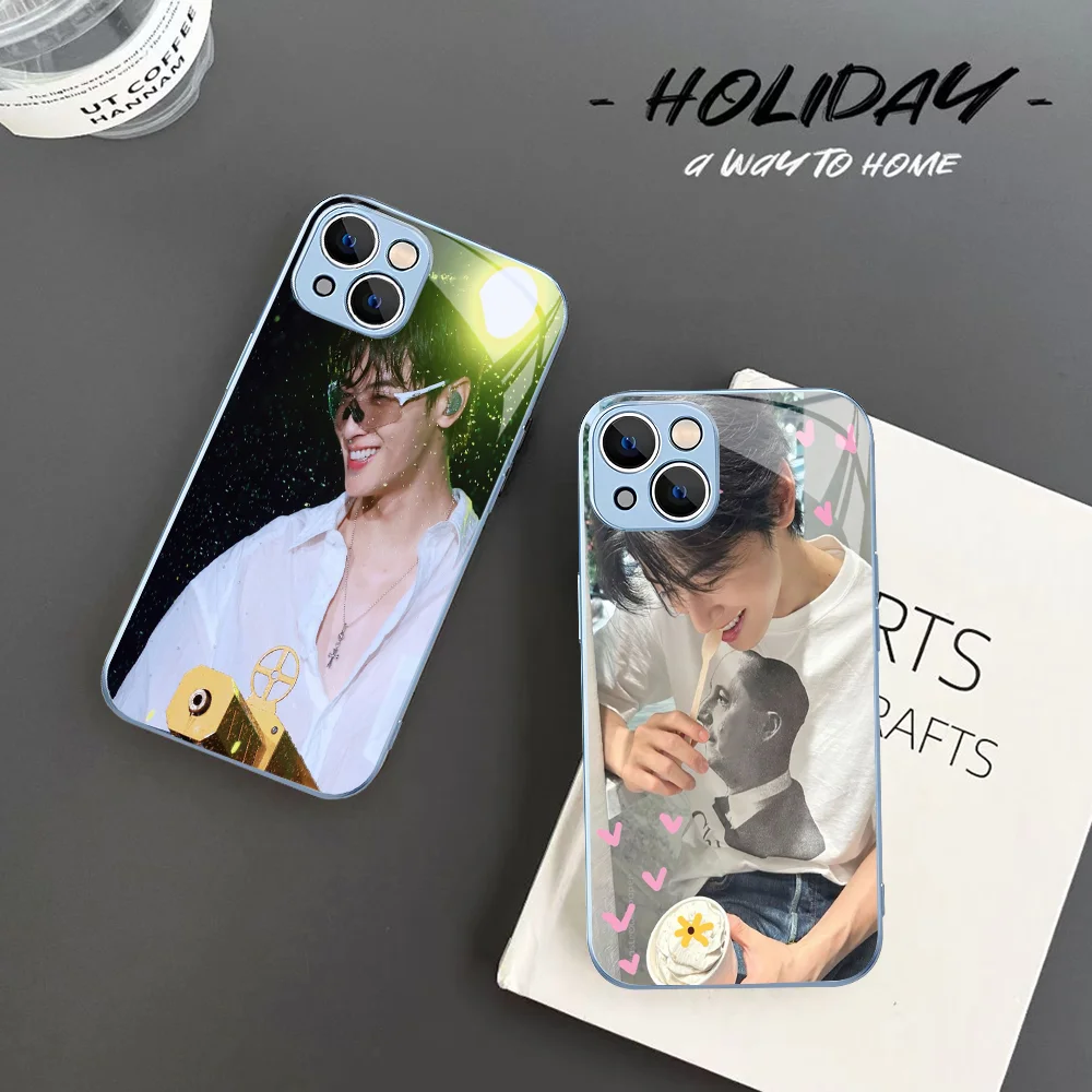 

Singer C-Cha Eun-Woo Phone Case Tempered Glass For Iphone 14 13 12 11 Pro Mini XS MAX 14Plus X XS XR Fundas