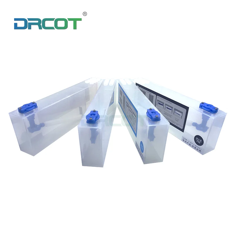 4 PCs Refill Ink Cartridge for Roland Mimaki Mutoh Printer bulk ink supply system 350ml ink tank for Eco Solvent Pinter Sub tank