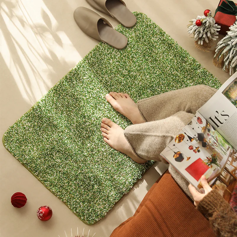 

Декор коврик для ванной, впитывающий мягкий нескользящий быстросохнущий напольный коврик для ванной комнаты/туалета/прихожей/спальни, домашний дверной коврик, коврики для душа