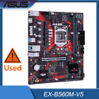 ASUS EX-B560M-V5 (Intel LGA1200 for 11th & 10th Gen Intel Core and Celeron) mATX Motherboard with PCIe 4.0, 2 M.2 Slots, Realtek