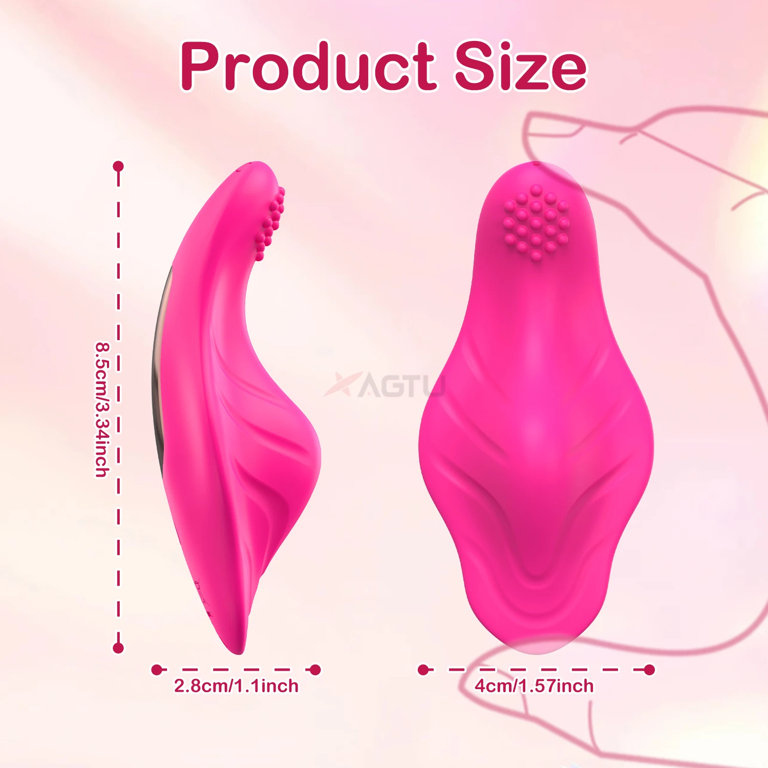 Vibrator kontrol aplikasi untuk wanita dapat dipakai untuk Stimulator klitoris Vagina bergetar mainan seks wanita perlengkapan masturbasi dewasa