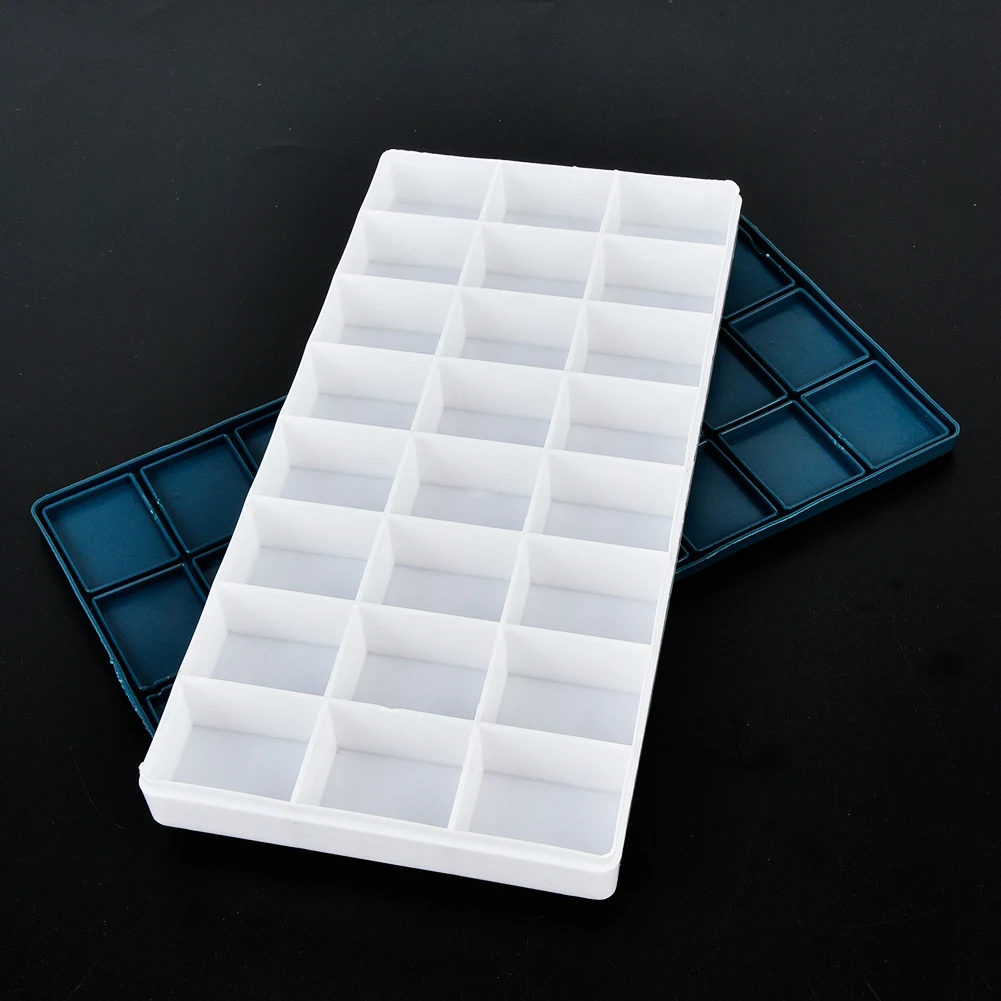 Rubber Cover Palette Box Anti Leaking Fine Sealing Watercolor Pigment Modulation Box Watercolor Painting Tool Palette Box