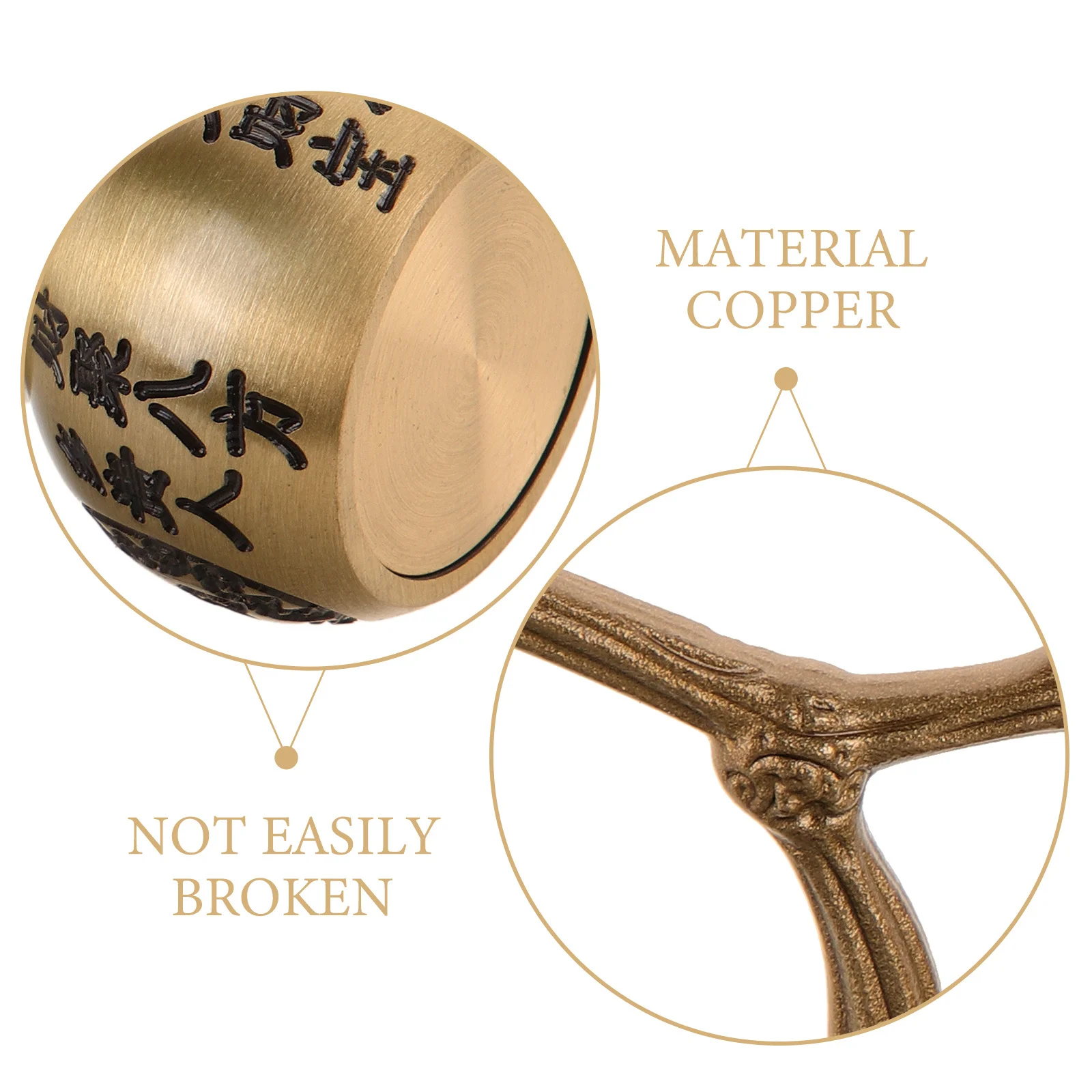 

Brass Gourd Ornament Decor Desktop Vintage Gourd Craft Adornment for Home Office Feng Shui Luck and Safety Gourds Crafts