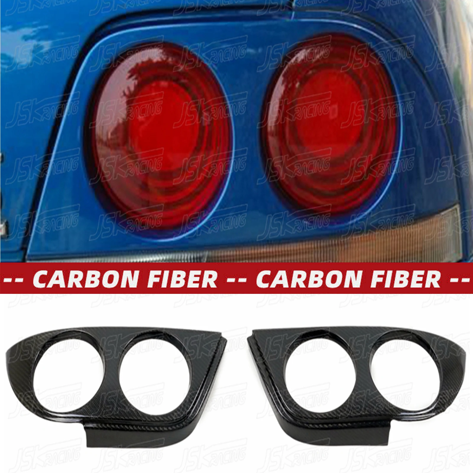 

Carbon Fiber Light Cover For R33 Gtr Gts 1995-1998(JSKNSR395012)