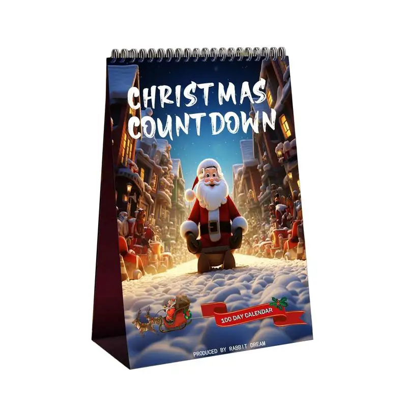 2024 100 Day Christmas Countdown Calendar Desktop Advent Calendar for Home Desktop Advent Countdown Calendar Room Decoration