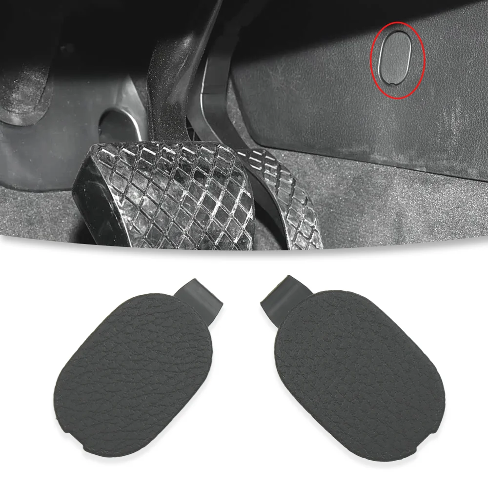 80D8632734PK Car Central Channel Cover Plate Accelerator Pedal Cover For Audi Q5L 2018-2026 Circular Hole Protective Plate Shell