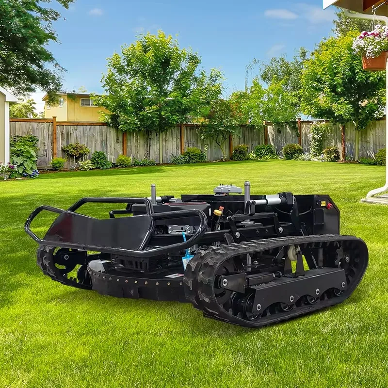 Tracked Remote Control Lawn Mower RC Slope Mower USAEurope DDP Service CE EPA Engine Robot Grass Cutter