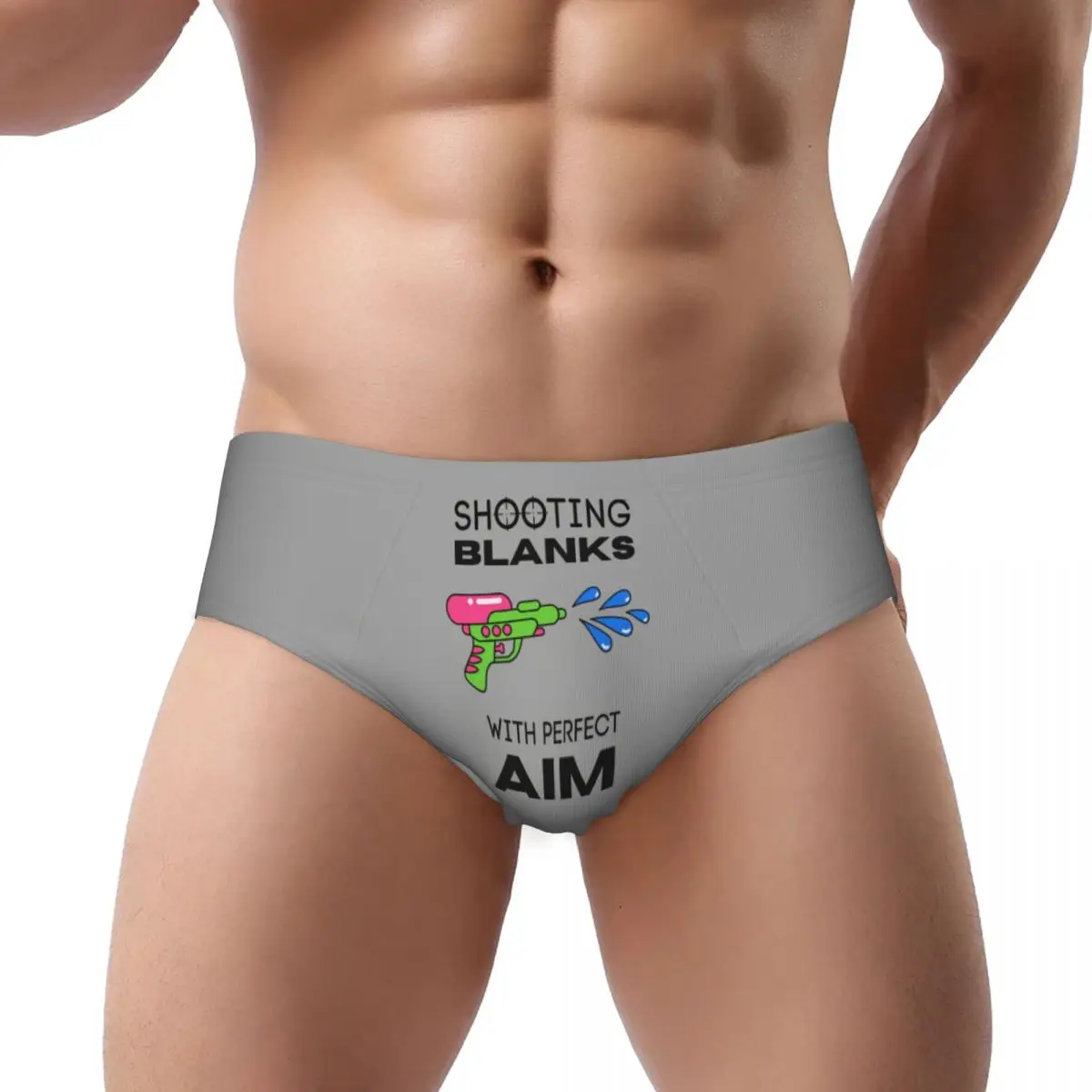 

Custom Men's Shooting Blanks Underpants Comfort Briefs Underwear