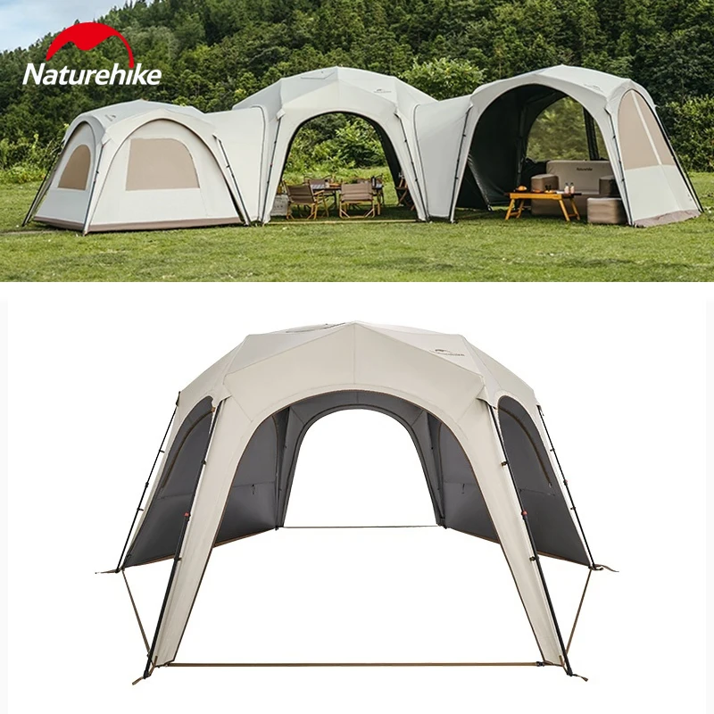 

Naturehike Dome Hexagon Awning Canopy Sunshade Outdoor Quick Open Tent Camping Shelters Tourist Awning Tarp Waterproof