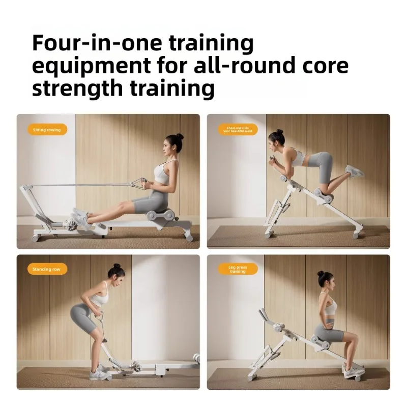 Rowing Machine Abdominal Cruncher Indoor Fitness Equipment Belly Fat Slimming Pushup Board Fitness Equipment Indoor Workout