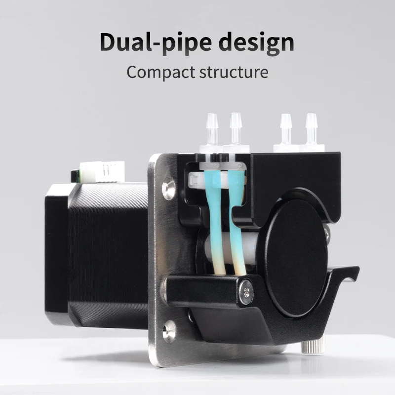 LEIRONG BPE Stepper Motor Peristaltic Pump ，Dosing Pump for Lab Liquid Transfer Double-Tube Design for Two Liquids Small Flow