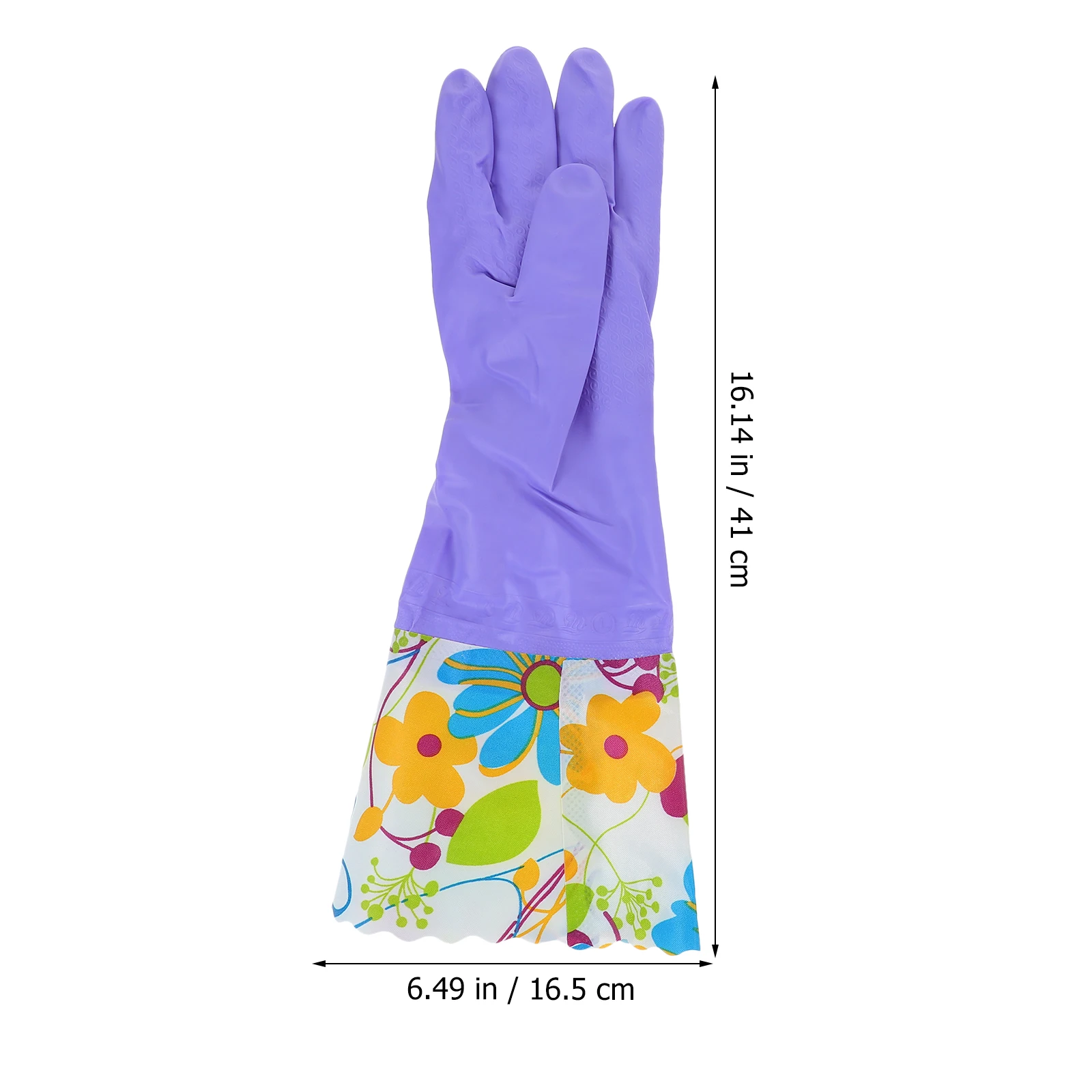 

3pcs Thickened Waterproof Kitchen For Dishwashing Winter Warm Reusable Cleaning Gloves Large Size Household Washing Dishes