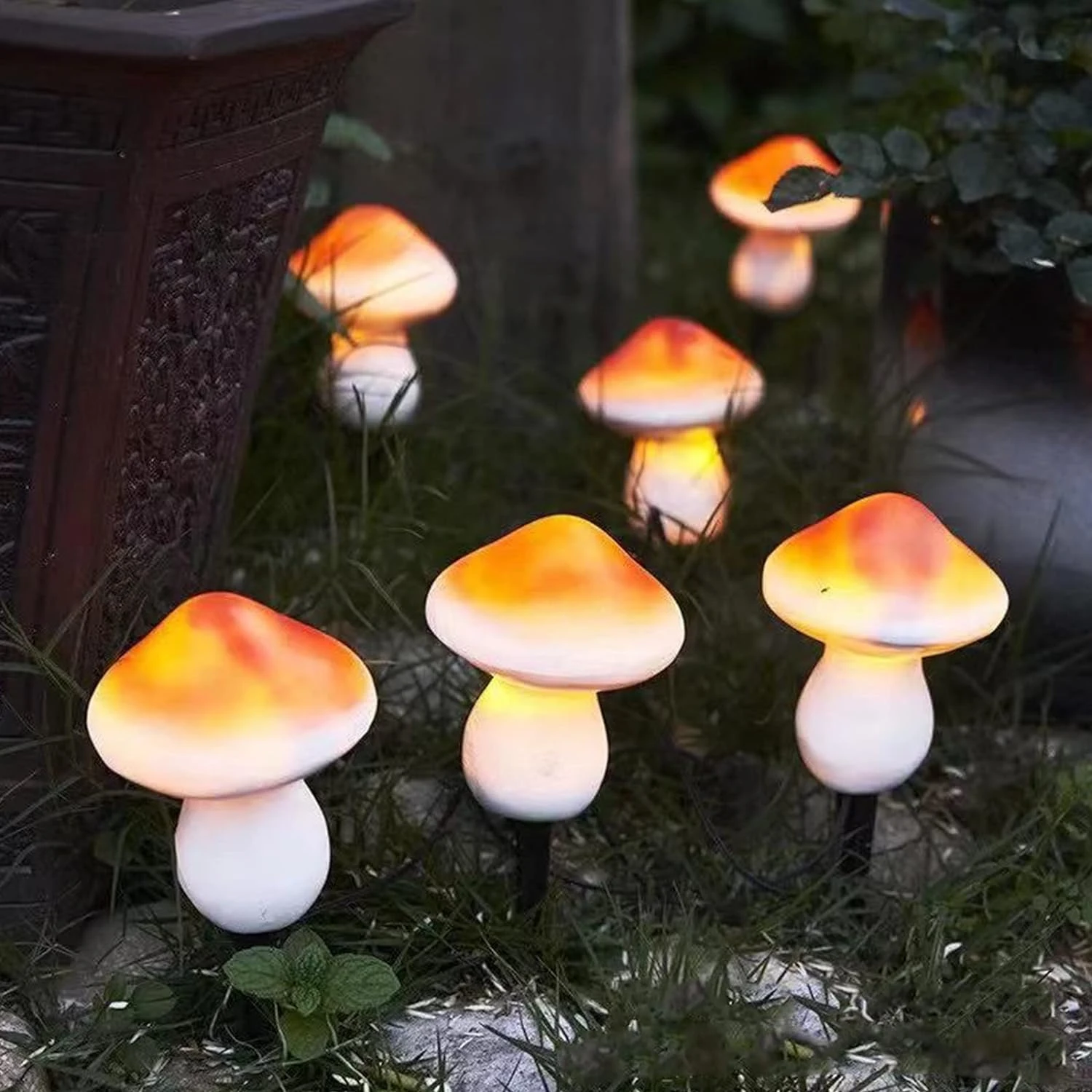 Transform Your Outdoor Decor Today with this Enchanting Trio of Eco-Friendly Solar Mushroom Lights That Brighten Up Your Living 