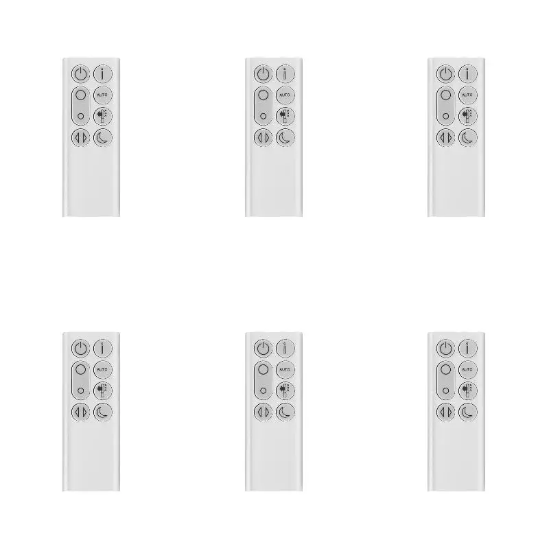 6Pack X(Replacement Remote Control for Pure Cool TP04 TP06 TP09 DP04 Purifying Fan Silver