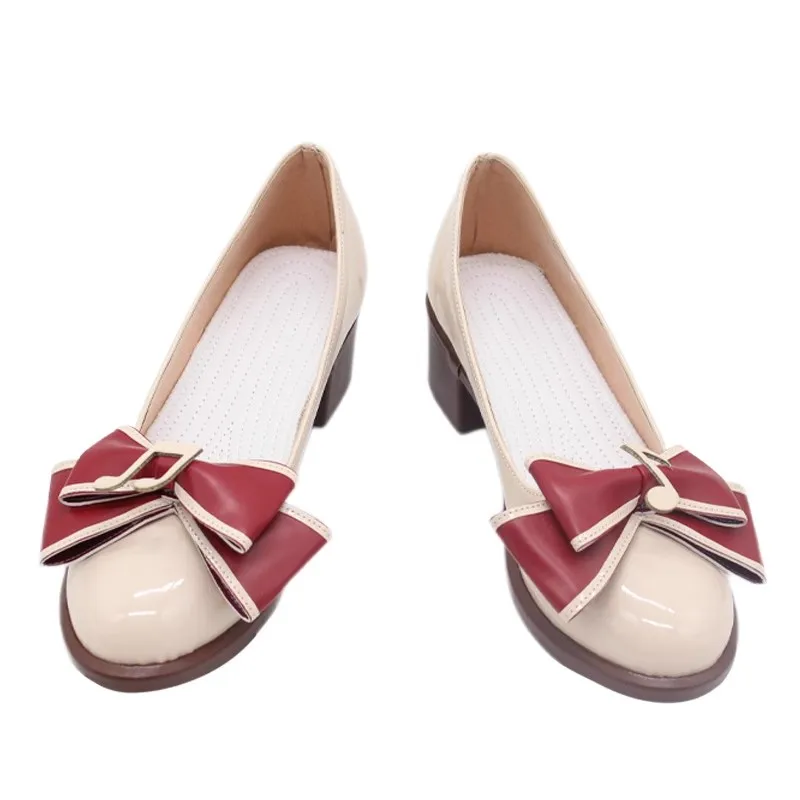 Virtual Game Otonose Kanade Women's Cosplay Shoes PU Boots for Halloween Carnival Party Christmas Customizable Costume Props