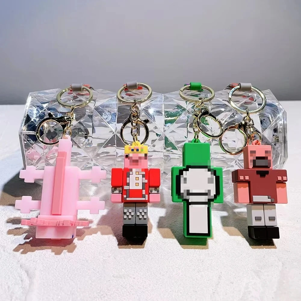 

Hot Trendy Acrylic Keychain with Cartoon Characters Bag Charm Backpack Pendant Car Keyring - Fun Gift for Friends