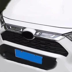 For Toyota Rav4 Rav 4 Limited/LE/XLE/Hybrid 2019 2020 2021 ABS Front Upper Grille Cover Trim Car Front Grills Molding Trims