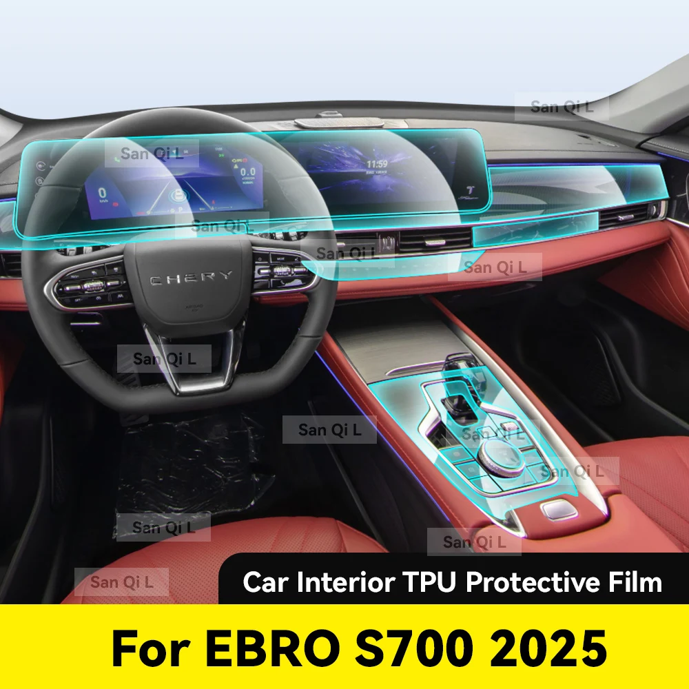 

Интерьер ТПУ для EBRO S700 2025, защитная пленка, защита от царапин, навигационный экран, автомобильная пленка, аксессуары