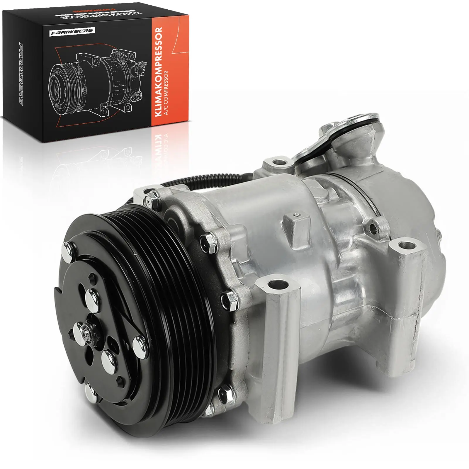 Compresseur de climatisation Frankberg 1x pour Citroën Xsara N1 N2 N0 N68 Peugeot 206 CC SW 2D 9635587780 6453JH 6453EN ACP357000P ACP357000S