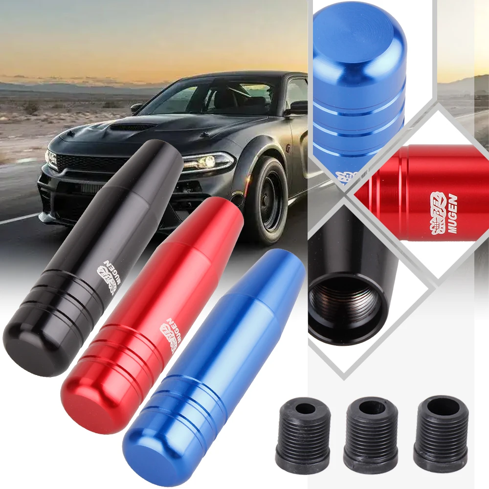 Universal Aluminum 9cm 13cm 18cm JDM Style Mugen Gear Shift Knob Extended Manual Transmission Gear Shift Lever Knob SFN122