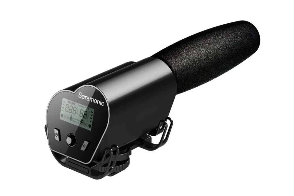 Saramonic Vmic Recorder On-Camera Microphone with Built-In Audio Recorder for DSLRs, Mirrorless and Video Cameras view 3