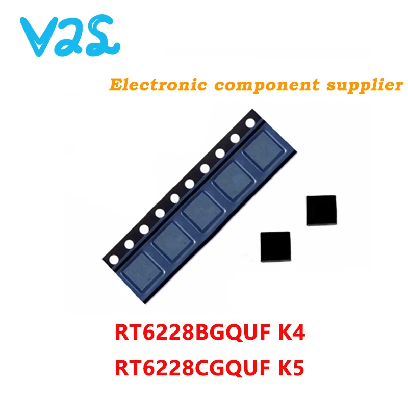 

100% New RT6228B RT6228BGQUF K4=5E K4= RT6228C RT6228CGQUF K5=5D K5= QFN Chipset High Quality Stock Spot