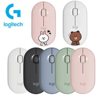 Ratón inalámbrico Logitech PEBBLE M350 Bluetooth ligero ultrafino para portátiles