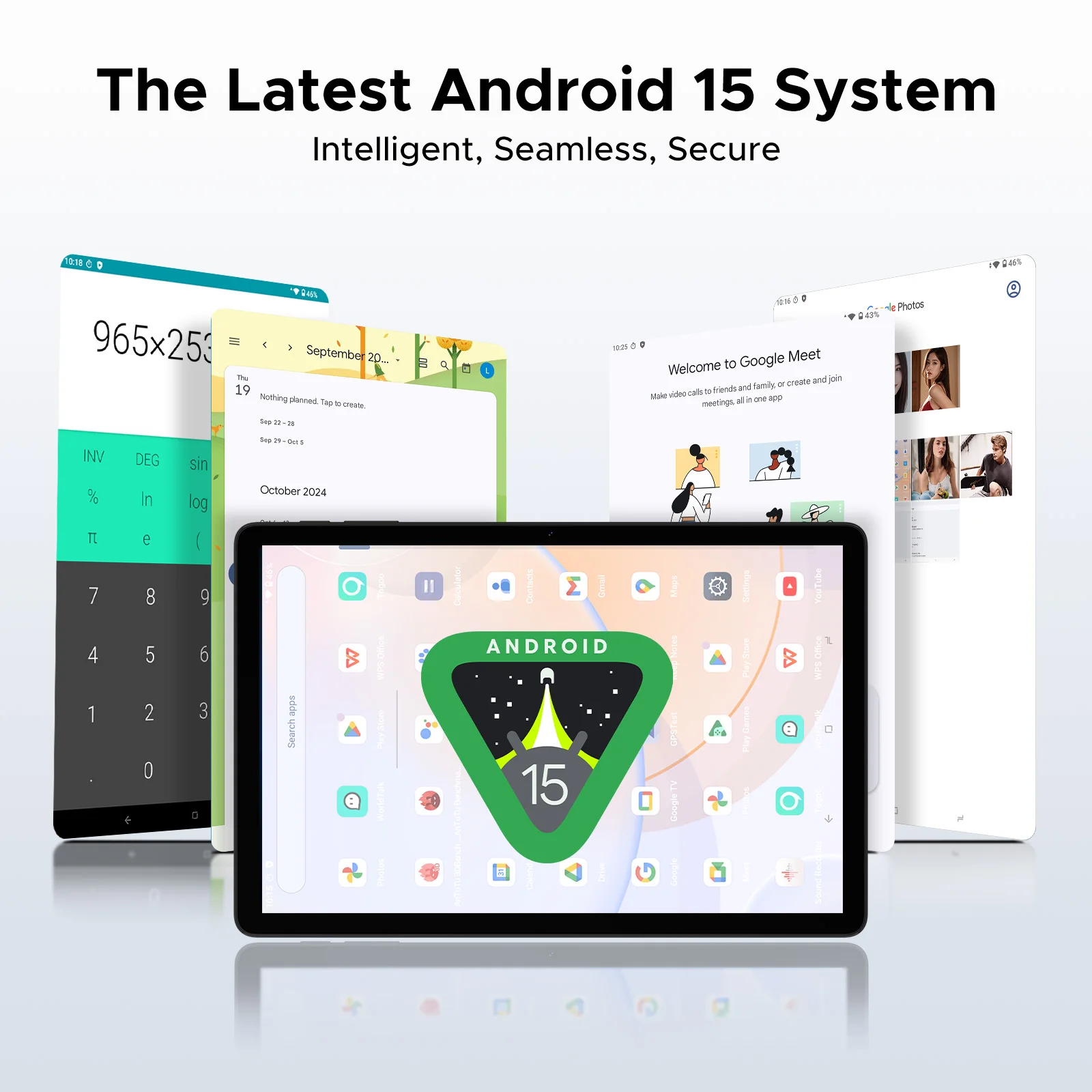 Picture 3: DOOGEE Tab A9+ 2 IN 1 Smart Tablet PC Android 15 11'' Display 20GB RAM(4+16) 64GB ROM 8580mAh Battery Dual Speakers Widevine L1