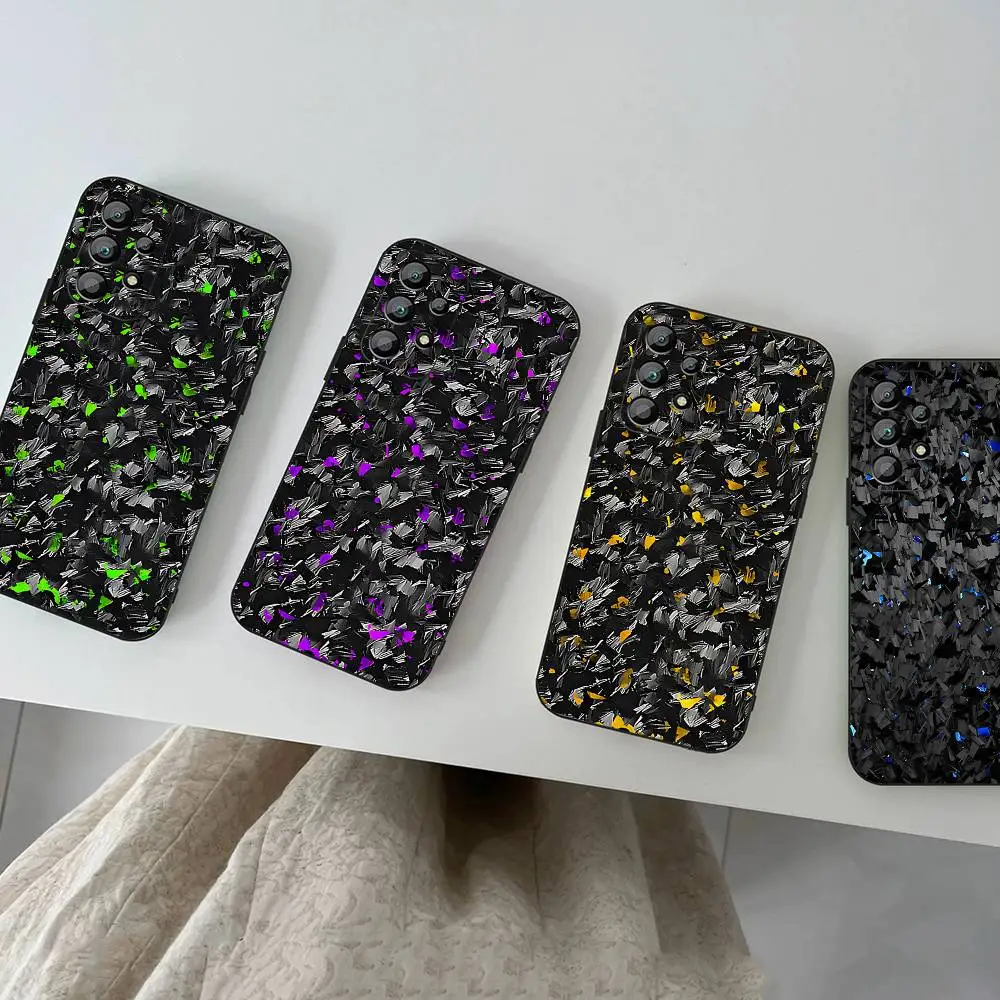 Forged Carbon Fundas Phone Case For Samsung A 52 53 21 32 13 12 71 31 51 40 72 73 70 22 42 50 30 20 21 Shell