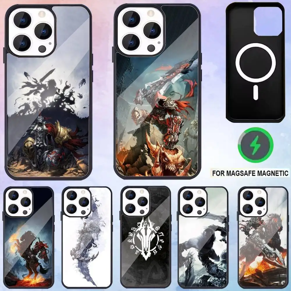 

Game D-DarksidersS Phone Case For iPhone17,16,15,14,13,12,11 Plus,Pro Max Magnetic For Magsafe Wireless Charging