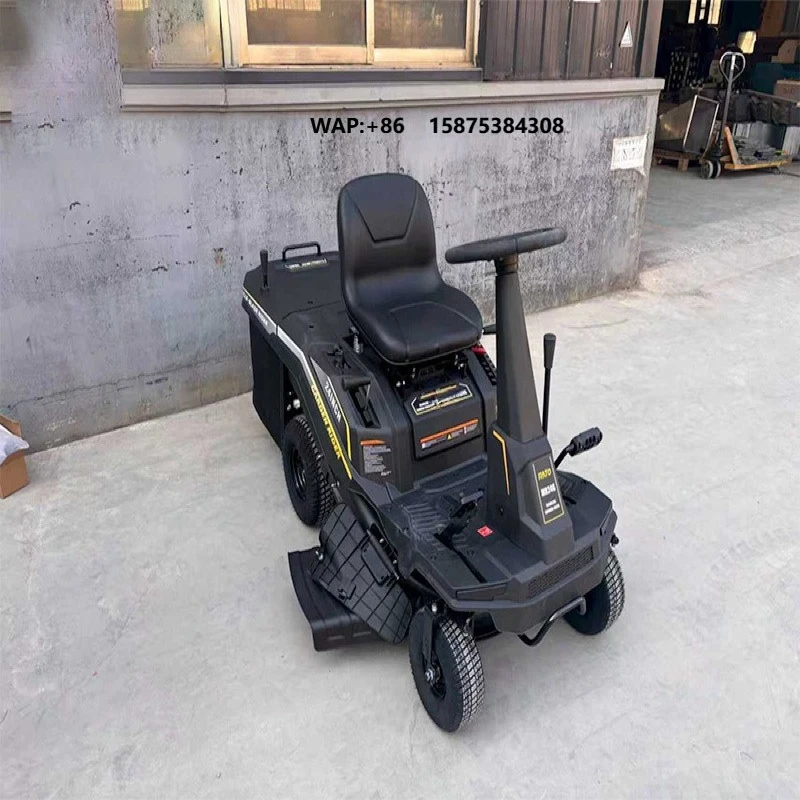 CE Certified Powerful 7.5-HP  Lawn Mower with Height Adjustment Manual Adjust 4-stroke Engine Grass Box Electric Source