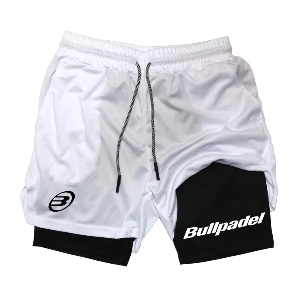 新しいメンズパデルスポーツショーツ夏男性通気性テニスショーツ速乾性バドミントンズボン屋外ランニングスポーツウェア