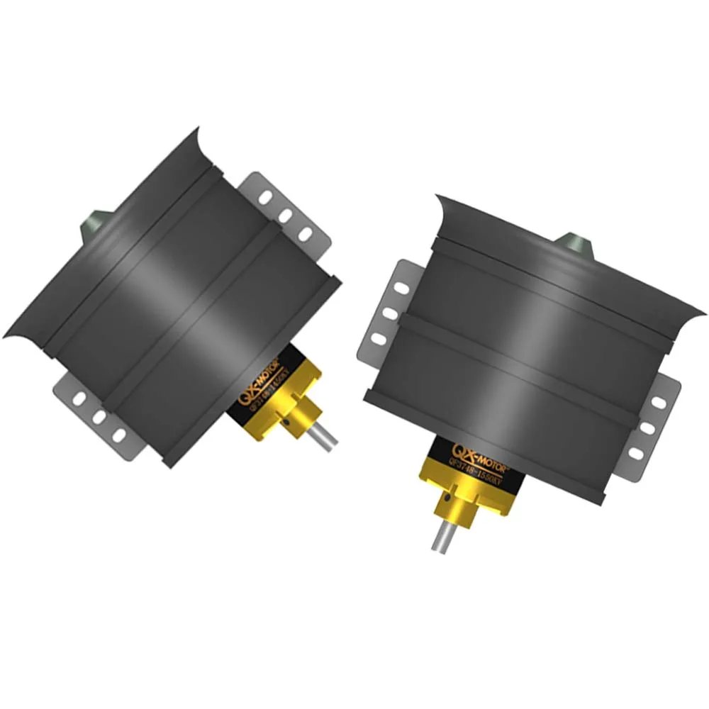 Kipas duct 12 pisau, Upgradation 90mm EDF QX-MOTOR QF3748 3758 Motor Brushless CW/CCW untuk Drone pesawat RC