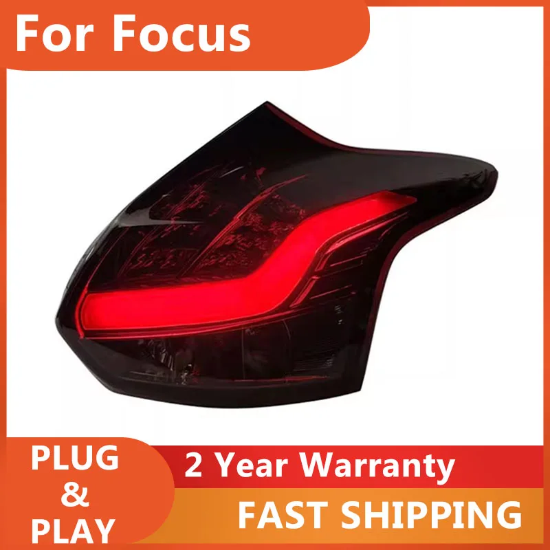 

KOWELL автомобильный Стайлинг для Ford Focus задние фонари 2012 2013 2014 Focus задний фонарь хэтч-задний DRL противотуманный тормозной сигнал поворота задний ход