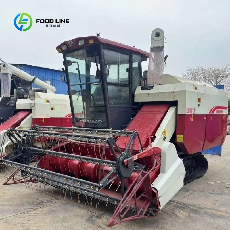 Customized New Large Capacity High Power 59 Tracked Paddy Combine Harvesters for Sale