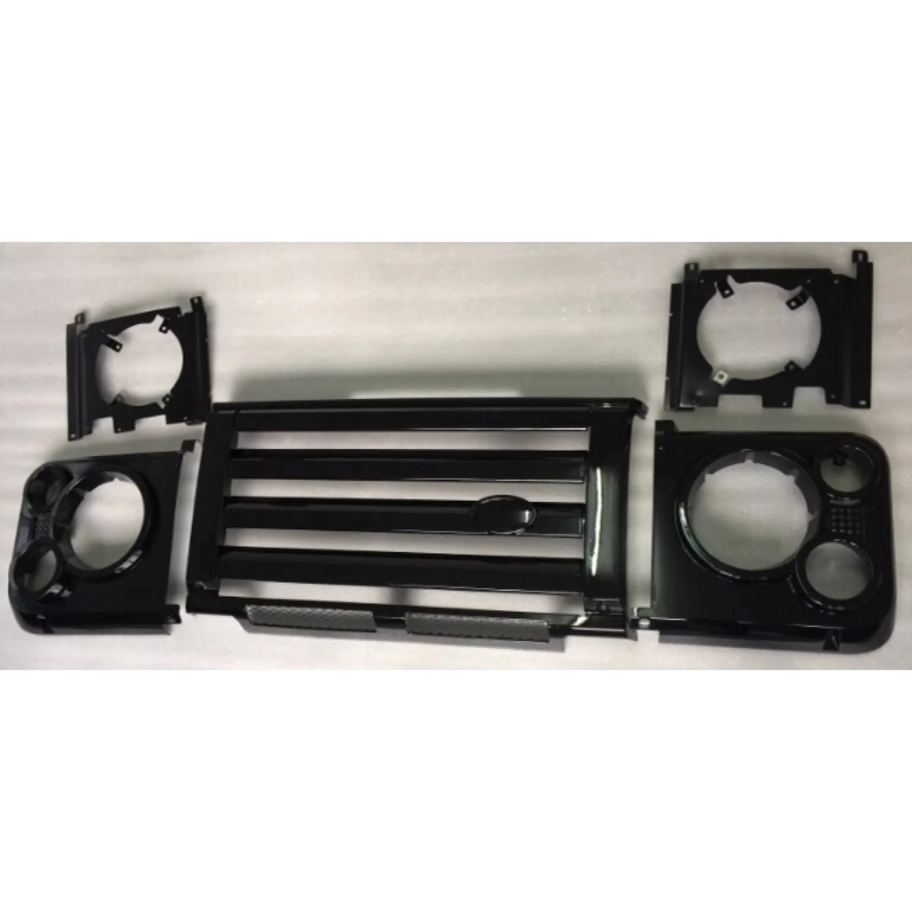 For Total Black CAR FRONT GRILLE (SVX) for Land Rover DEFEDNER 90/110 Plastic Material New Condition